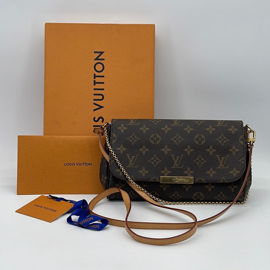GIFTABLE PRELOVED Louis Vuitton Discontinued Monogram Favorite MM Bag SD3147 102423