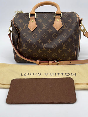 Louis Vuitton Speedy 25 Monogram Bandouliere