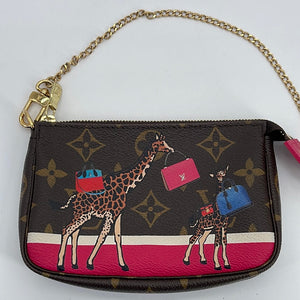 PRELOVED Limited Edition Louis Vuitton Monogram Mini Giraffe Accessories  Pochette Bag SF3107 090623 $100 OFF