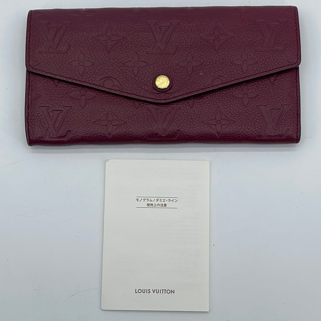Pre-Loved Louis Vuitton Black Multicolor Sarah Noeud Bow Wallet TS1131 –  KimmieBBags LLC