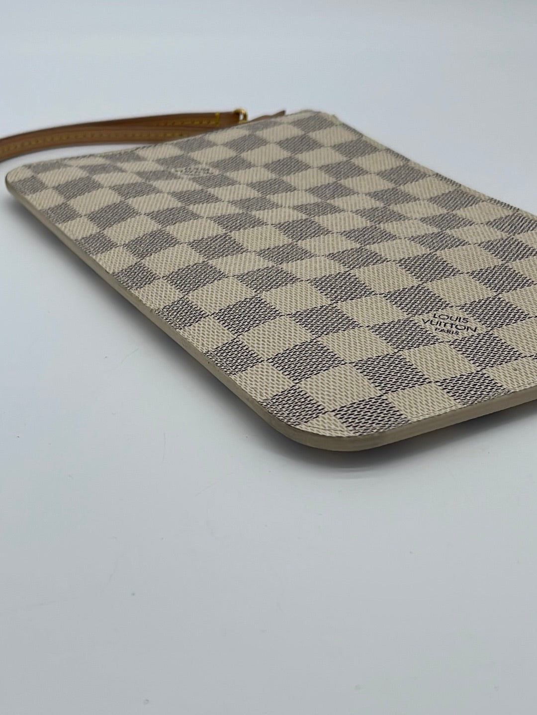 Preloved Louis Vuitton Damier Azur Neverfull Large Pouch SD2107