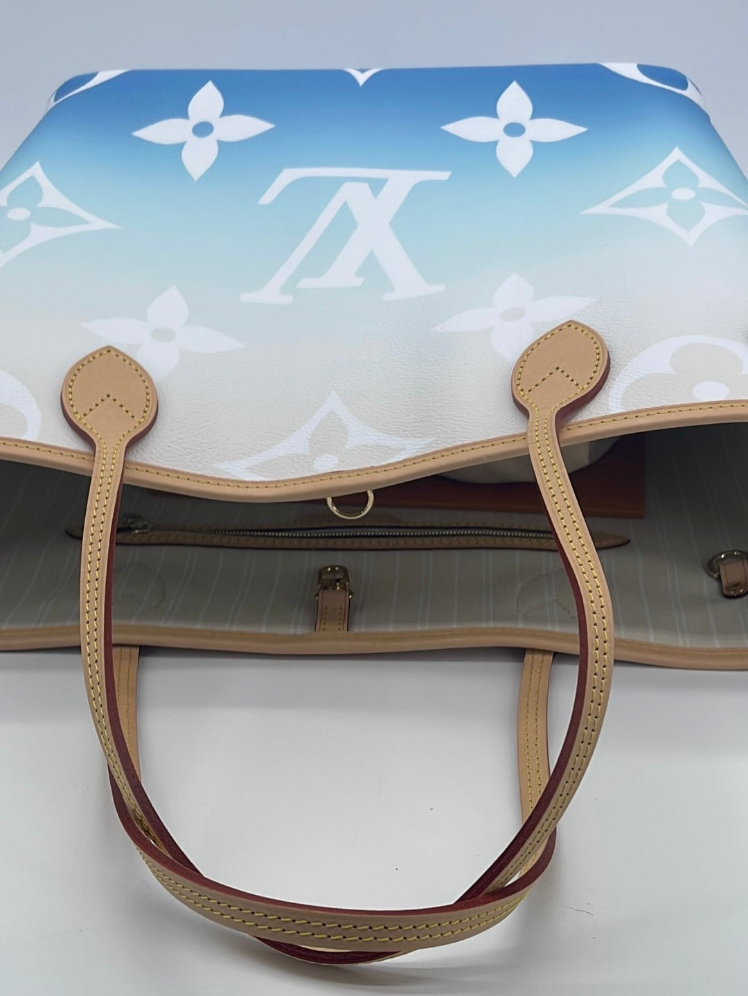 Like New) Limited Edition Louis Vuitton Neverfull MM By the Pool