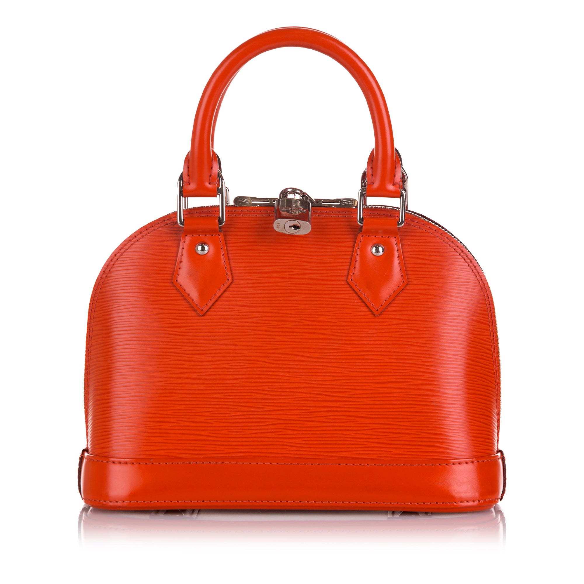 PRELOVED Louis Vuitton Alma BB Orange Epi Leather Crossbody Bag