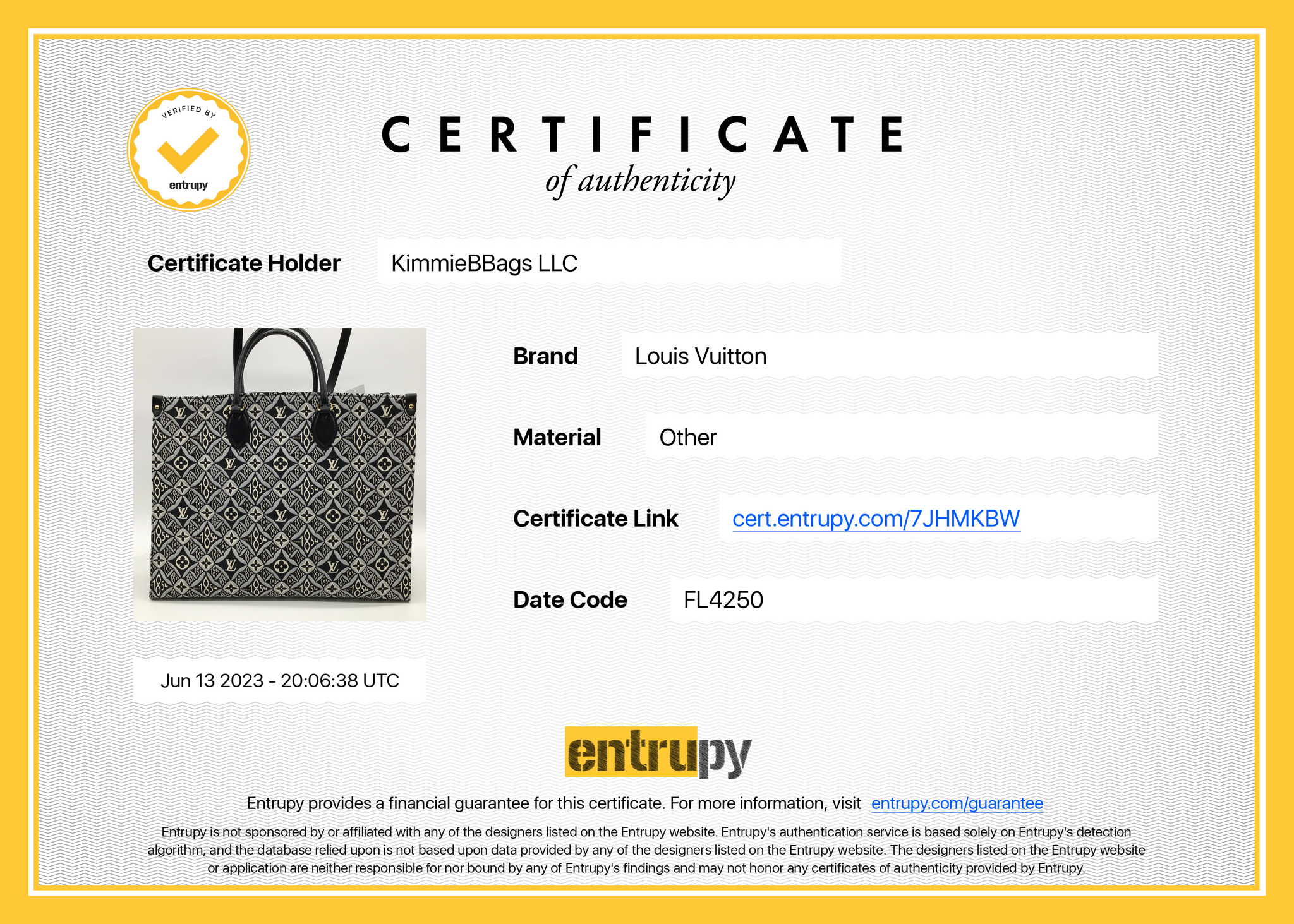 Onthego GM, Used & Preloved Louis Vuitton Tote Bag, LXR Canada, Black
