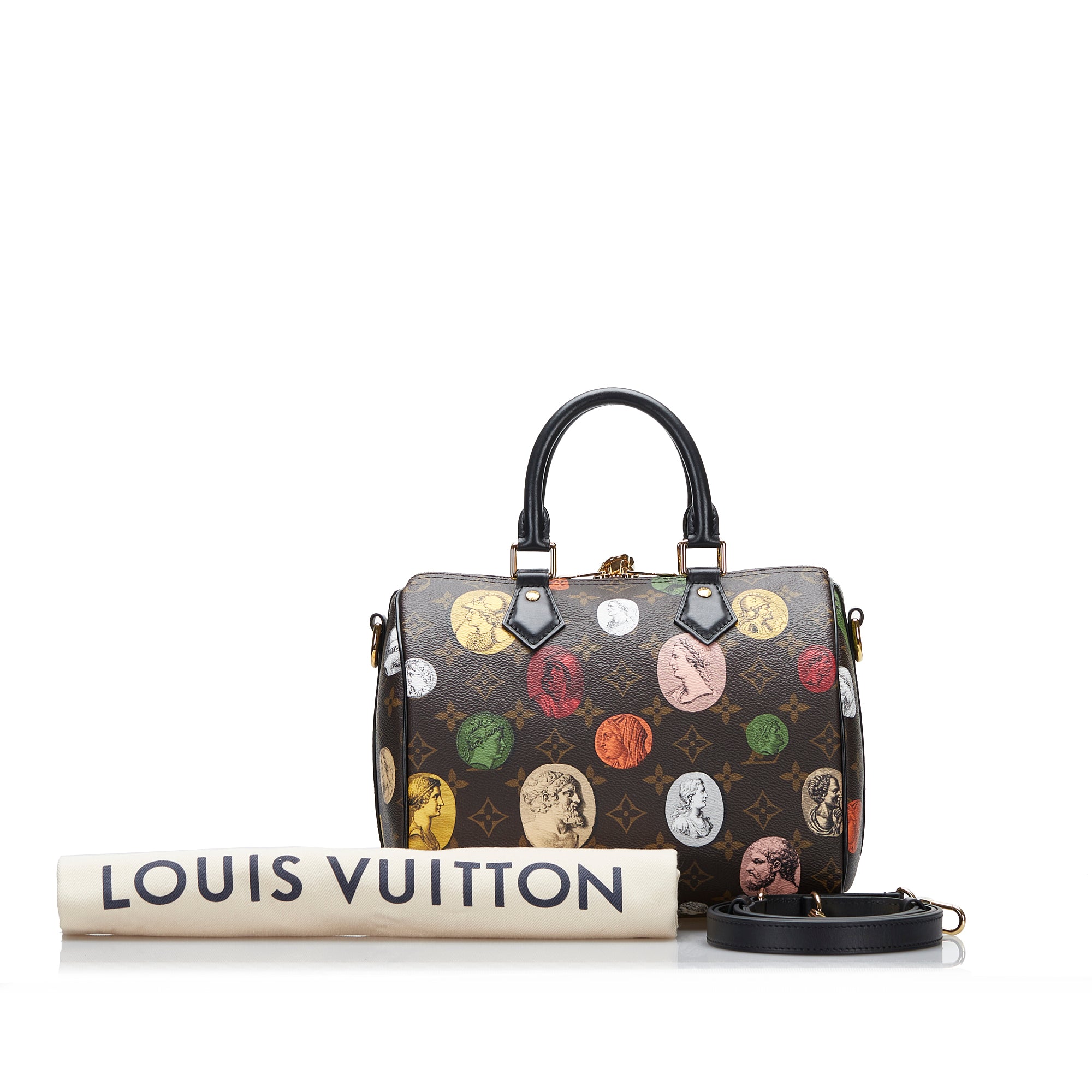 Louis Vuitton Speedy Bandouliere Bag Limited Edition Escale Monogram Giant  30