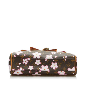 Louis Vuitton Cherry Blossom retro bag x Takashi Murakami Brown Cloth  ref.110009 - Joli Closet