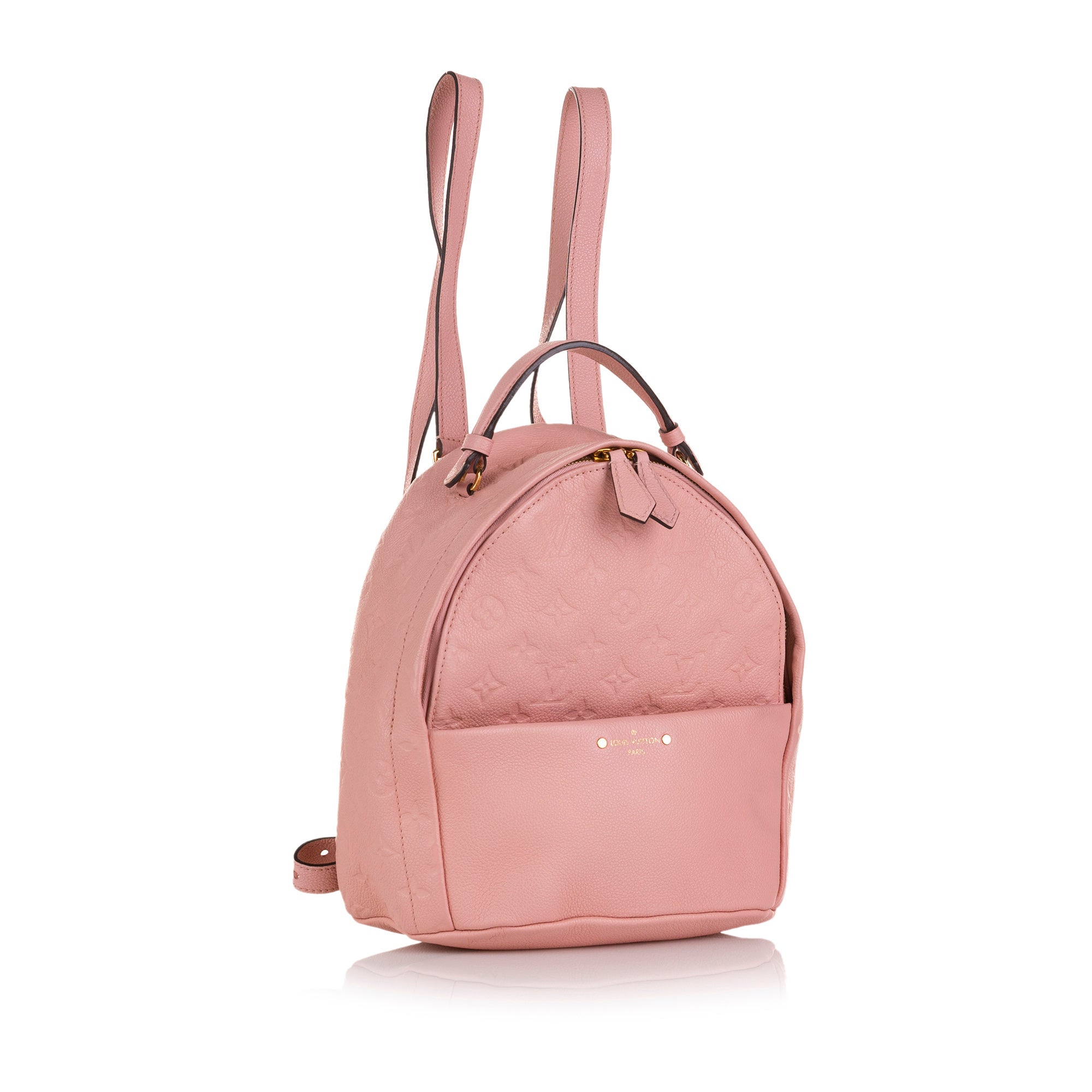 Sorbonne backpack leather backpack Louis Vuitton Pink in Leather - 33378055