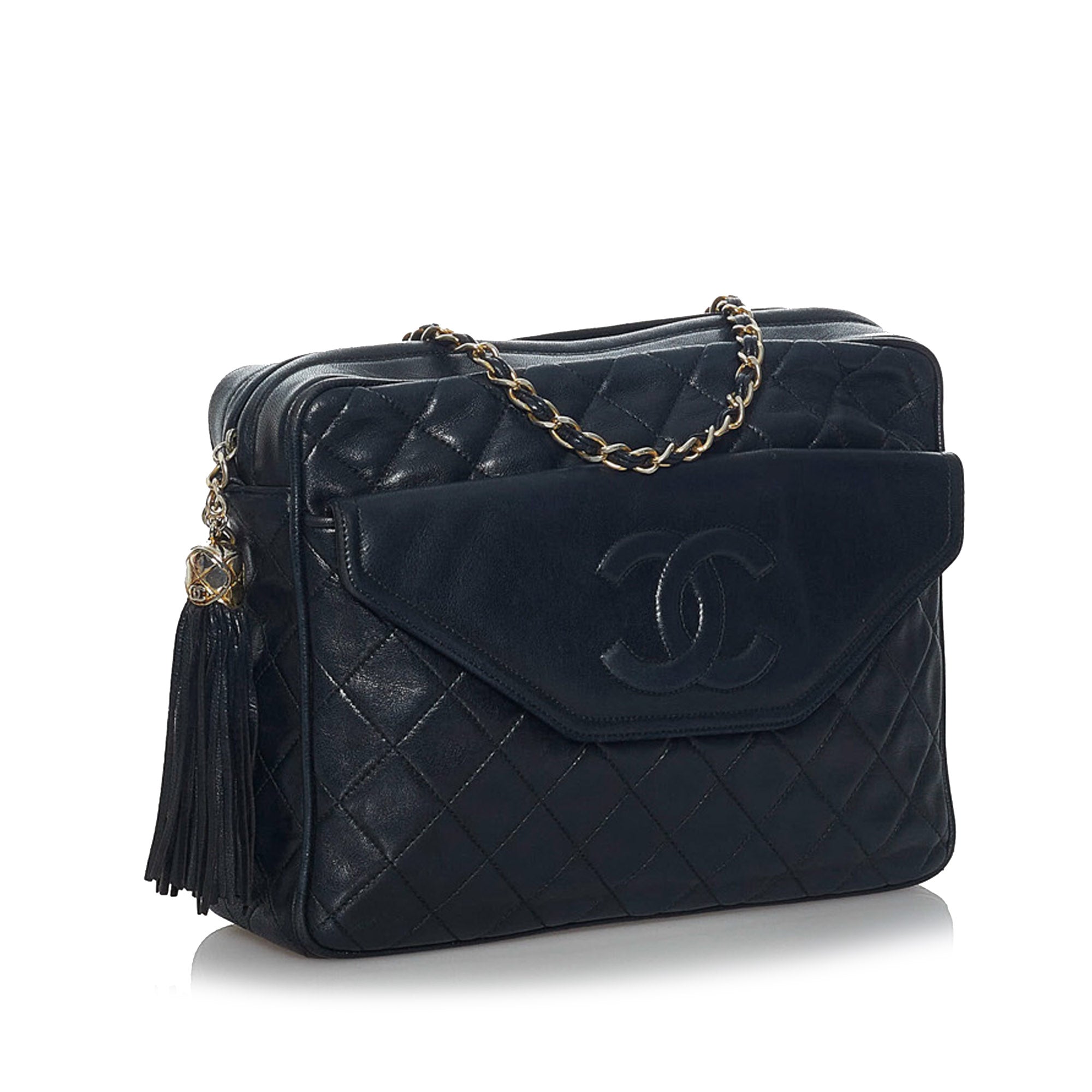 Preloved CHANEL Black Matelasse Leather Crossbody Bag 1713638 060523 $ – KimmieBBags  LLC
