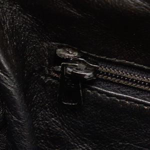 Preloved CHANEL Black Matelasse Leather Crossbody Bag 1713638