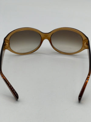 Preloved Louis Vuitton Obsession Round Glitter Honey Sunglasses