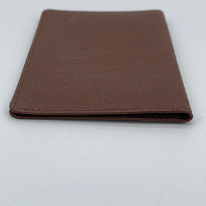 PRELOVED Louis Vuitton Brown Taiga Canvas ID Card Case 4Y3DJ6T 030924 H