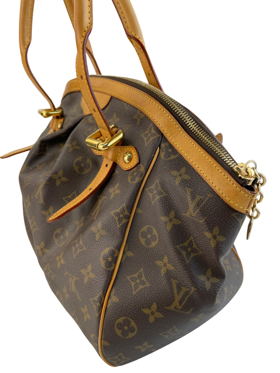 Louis Vuitton Tivoli GM Shoulder Bag Brown Monogram Canvas