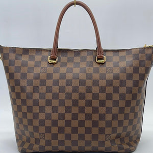 Belmont leather handbag Louis Vuitton Brown in Leather - 31372093