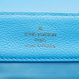 Preloved Louis Vuitton Blue Leather Lockme mm Handbag FL3164 092623