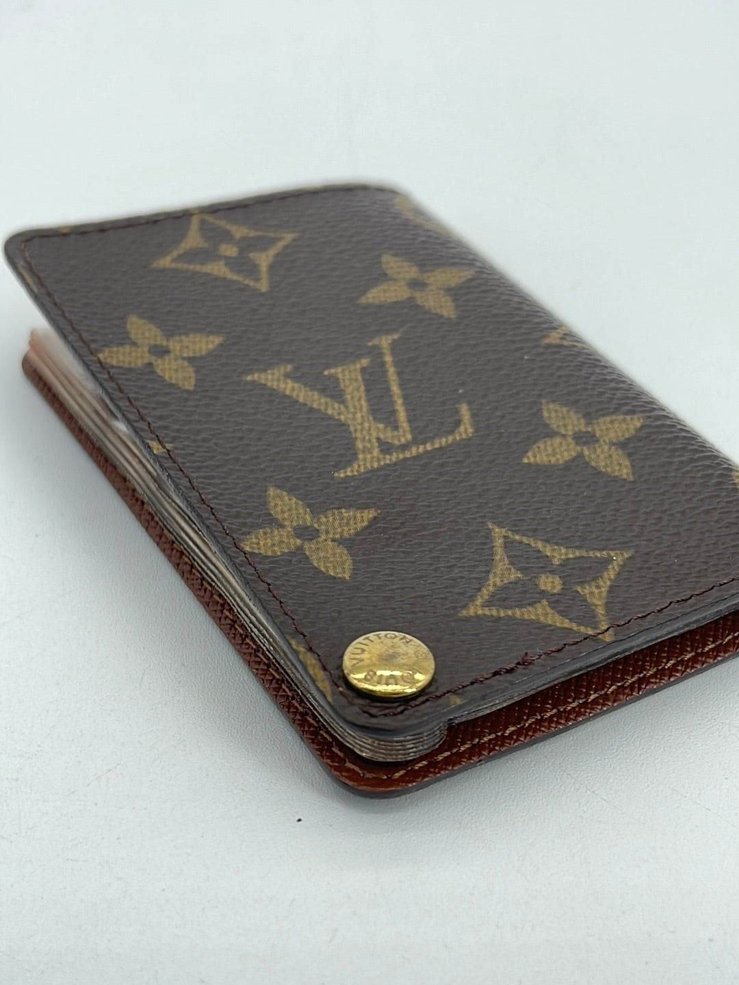 Louis Vuitton, Bags, Louis Vuitton Monogram Porte 2 Cartes Vertical Pass Card  Case Mi895