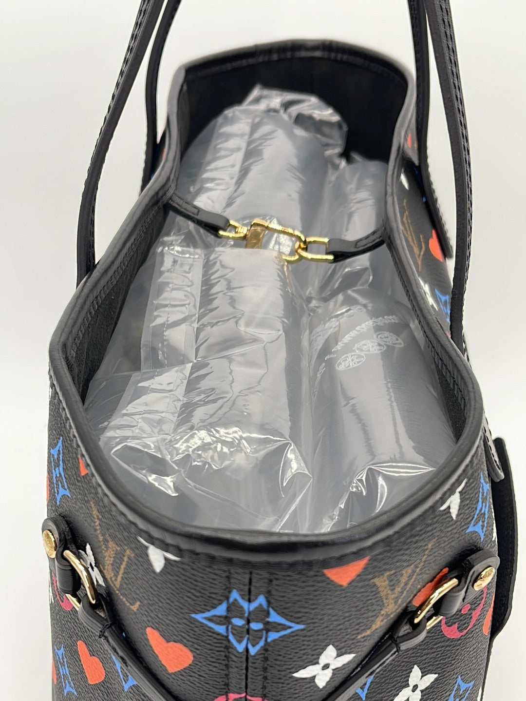 Louis Vuitton Black Game On Neverfull MM – Madison Avenue Couture