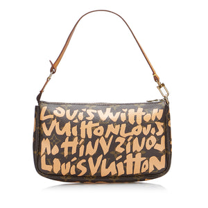 Preloved Louis Vuitton Pochette Accessoires Limited Edition Monogram Graffiti Bag AR0061 020224 ❤️