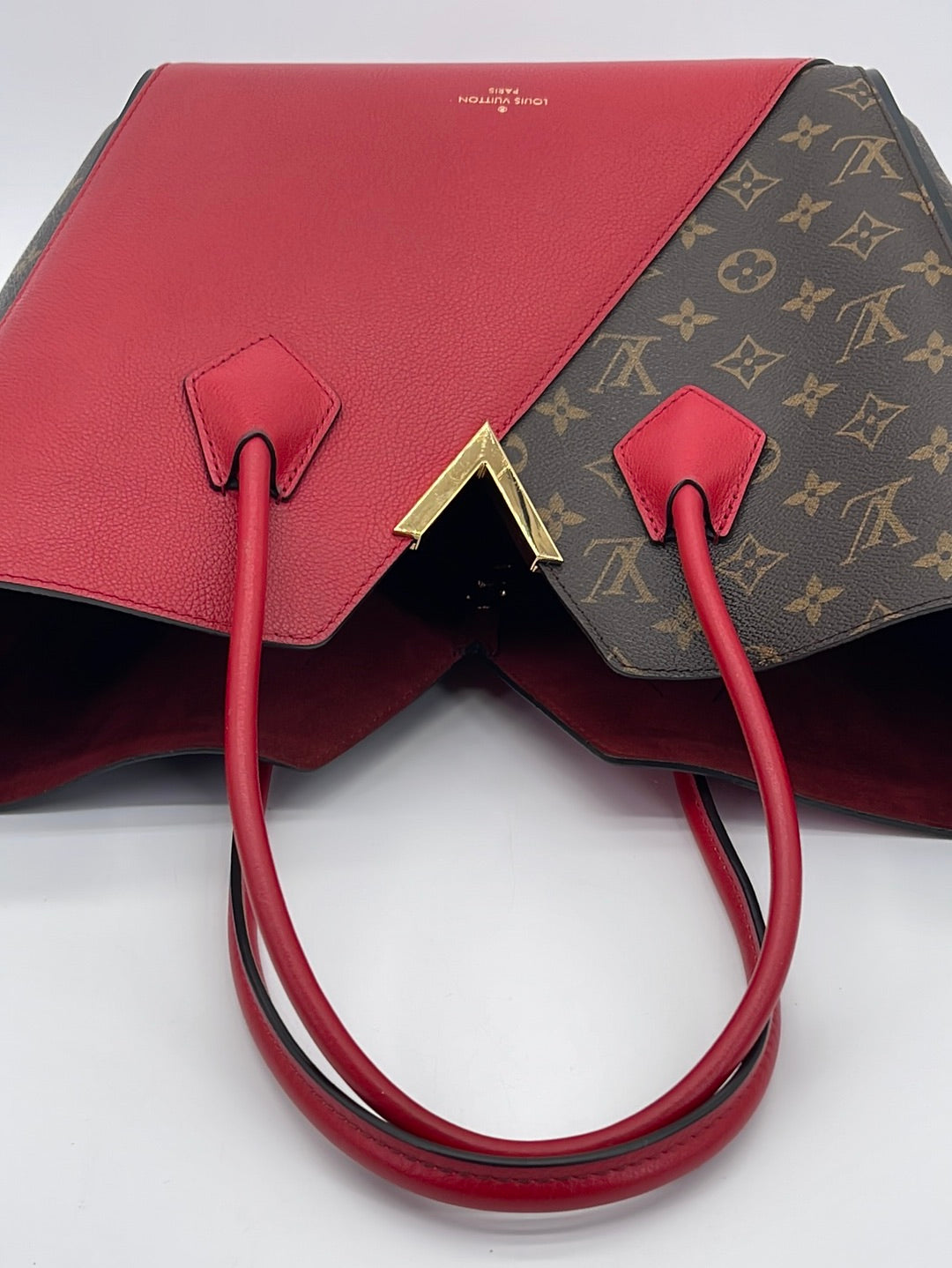 louis vuitton brown and red