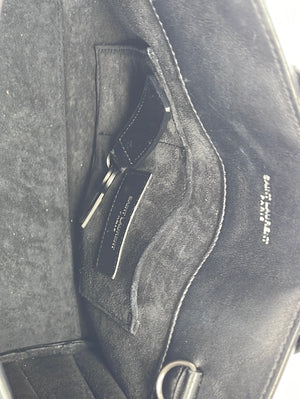 Preloved Saint Laurent Black Nano Sac De Jour Studded Leather Satchel VLR3475450514 082923