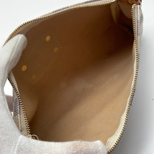 PRELOVED Louis Vuitton Eva Handbag Damier Azur Canvas Crossbody Bag SD3151 020524