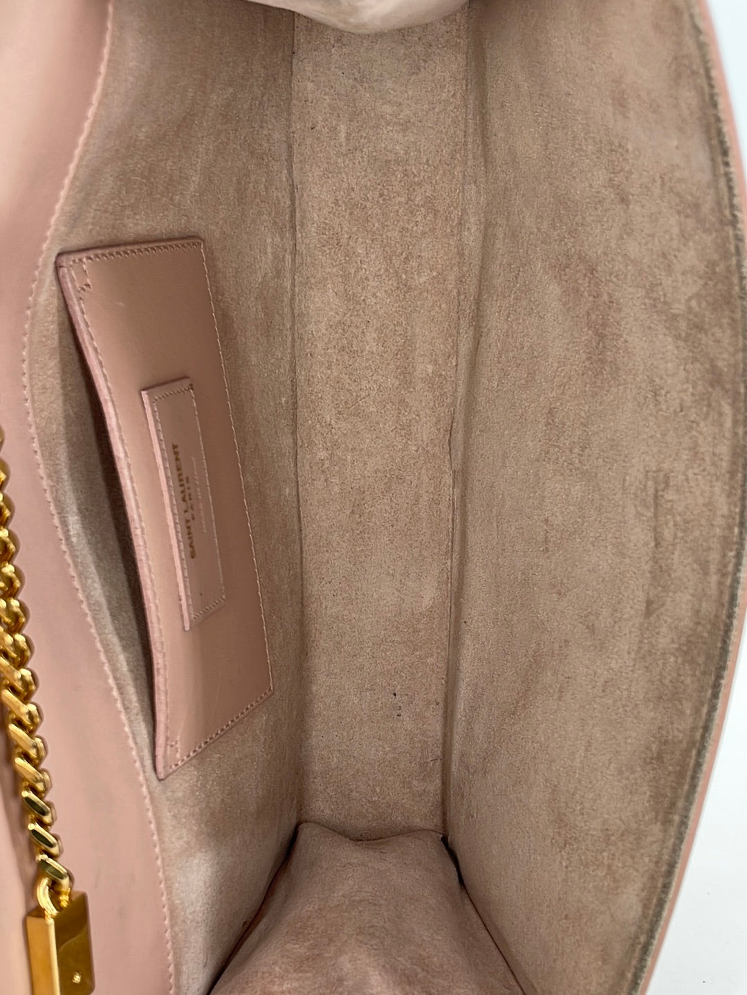 PRELOVED Saint Laurent Blush Leather Medium Kate Bag LND3541191114 100623