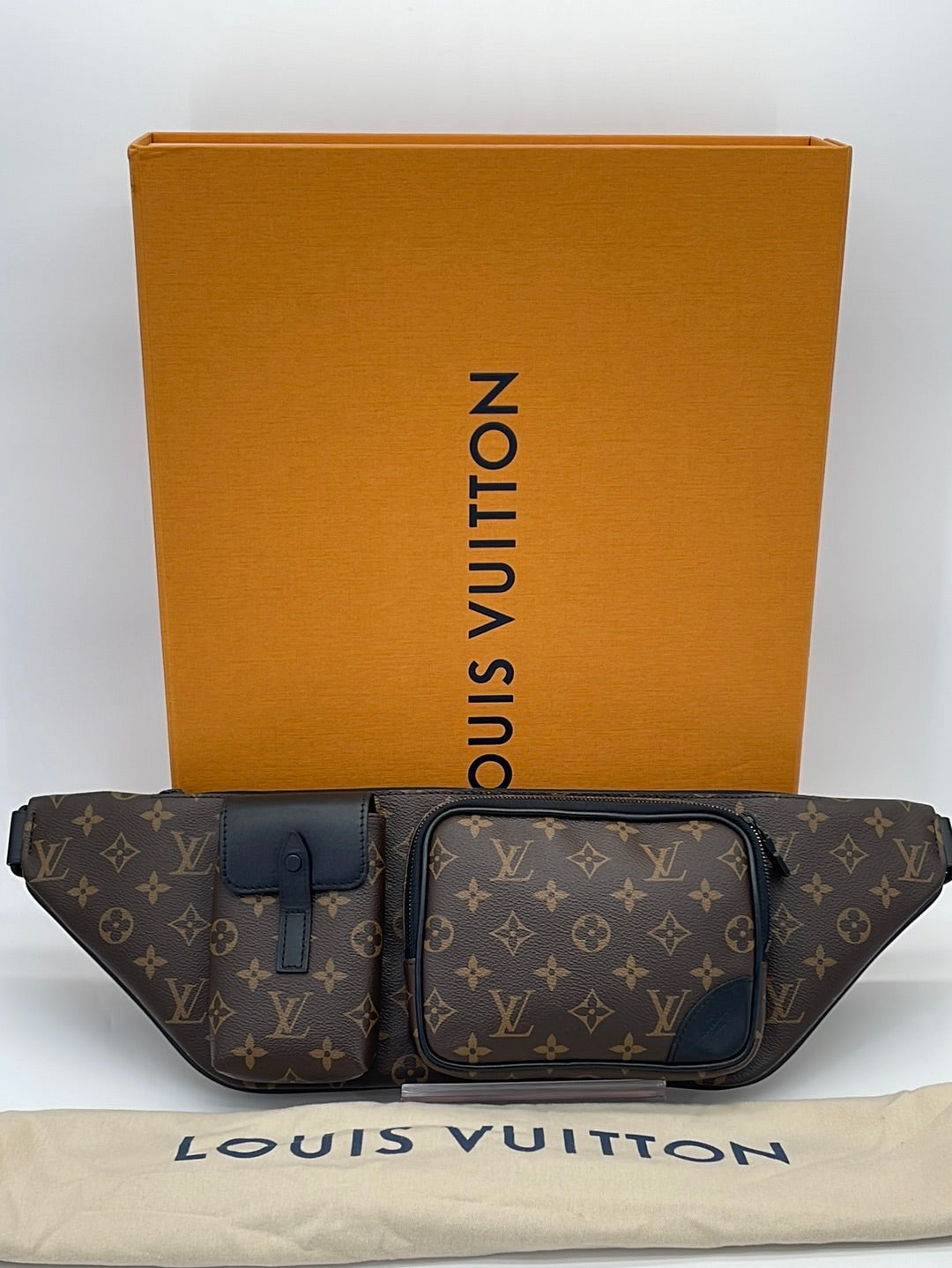 PRELOVED Louis Vuitton Macassar Monogram Christopher Bum Bag CG6D2RY 032624 G
