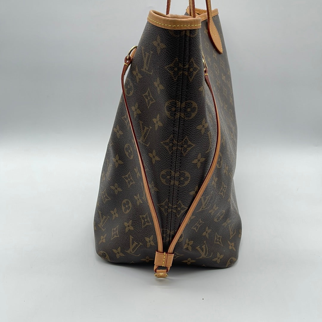 PRELOVED Louis Vuitton Monogram Neverfull GM Tote Bag - Beige Interior SD0118 020524