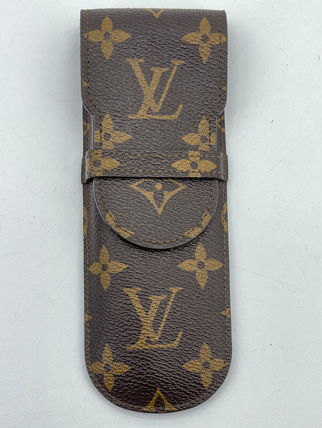 PRELOVED Louis Vuitton Monogram Small Eye Glass Case TH0918 110823