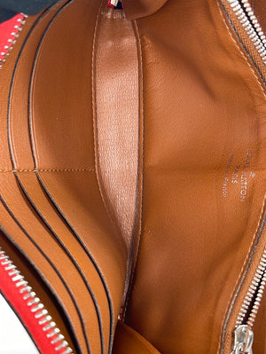 Louis Vuitton Vintage - Epi Zippy Wallet - Orange - Leather and