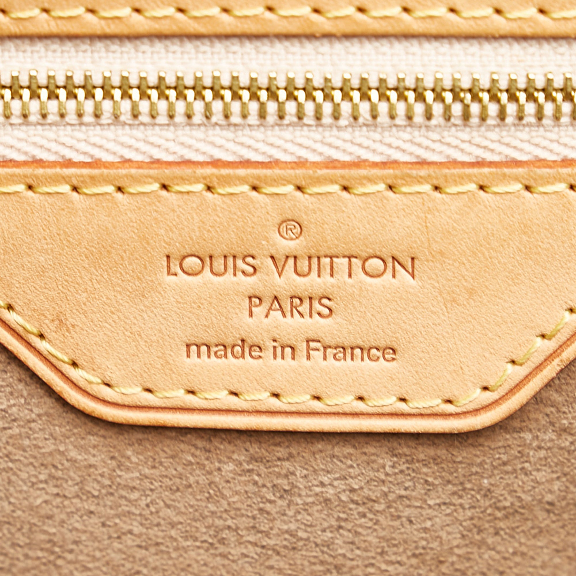 Louis Vuitton Annie GM Monogram Canvas Tote Bag White