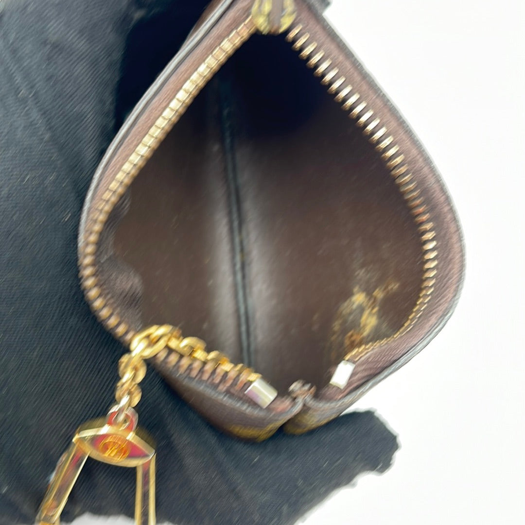 PRELOVED Louis Vuitton Monogram Cles Coin Key Pouch 7297Y3T 041824 H