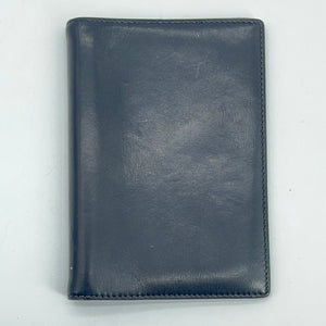Preloved Hermes Black Leather Compact Passport Wallet ZCircle1N
