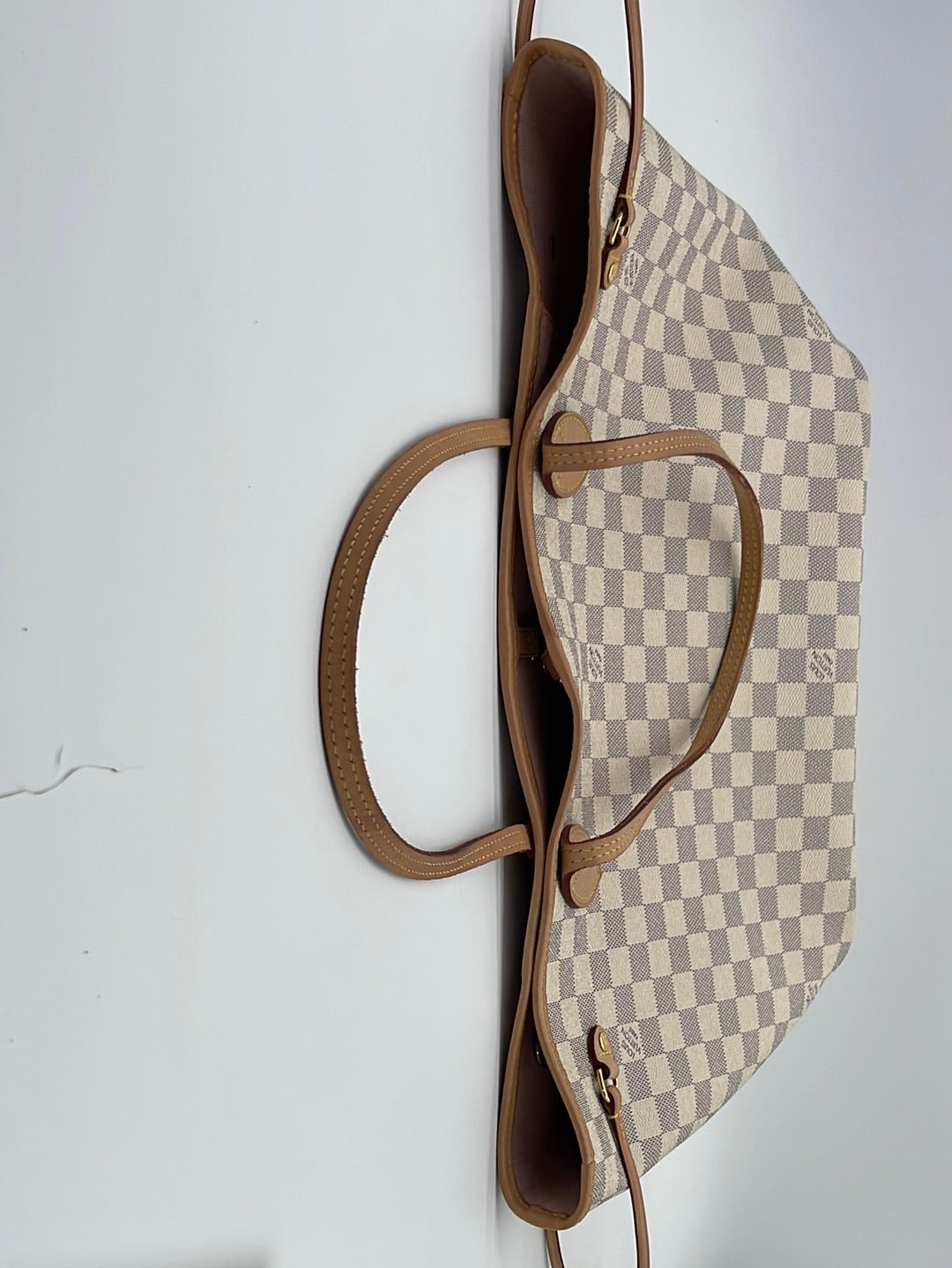 Louis Vuitton Damier Azur Never Full MM N41361 Tote Bag Multicolor P14 –  NUIR VINTAGE