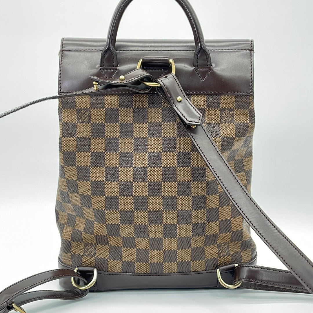 Louis Vuitton pre-owned Damier Ebène Soho Backpack - Farfetch