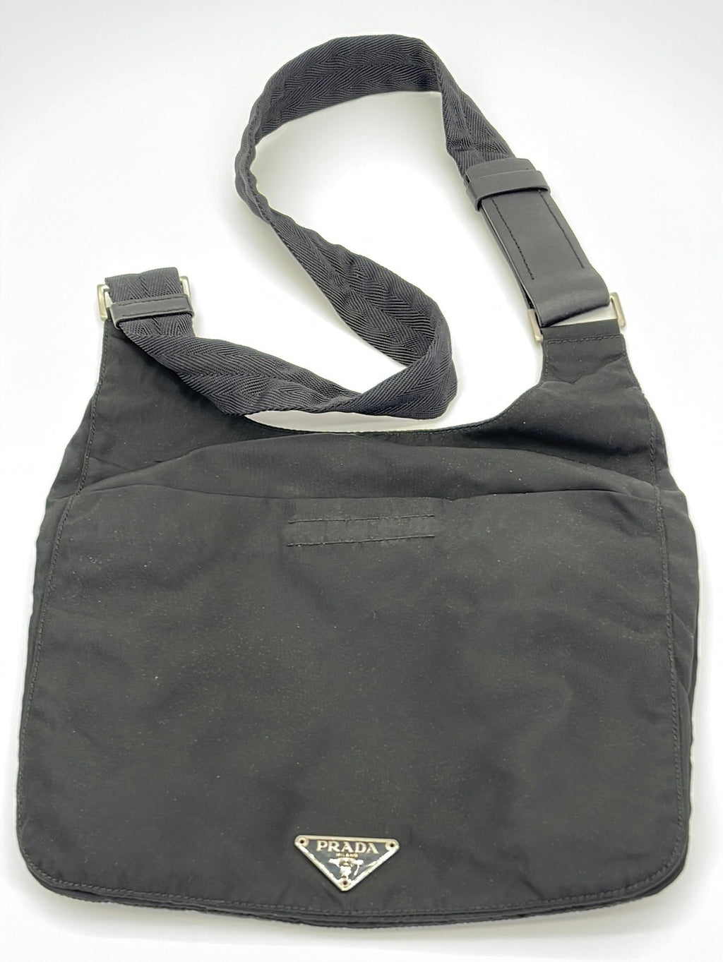Preloved Prada Black Nylon Crossbody Bag 7 (K) 021424