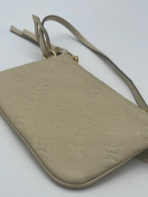 Preloved Louis Vuitton Cream Empriente Leather Citadine Pochette X487BCD 032524 P