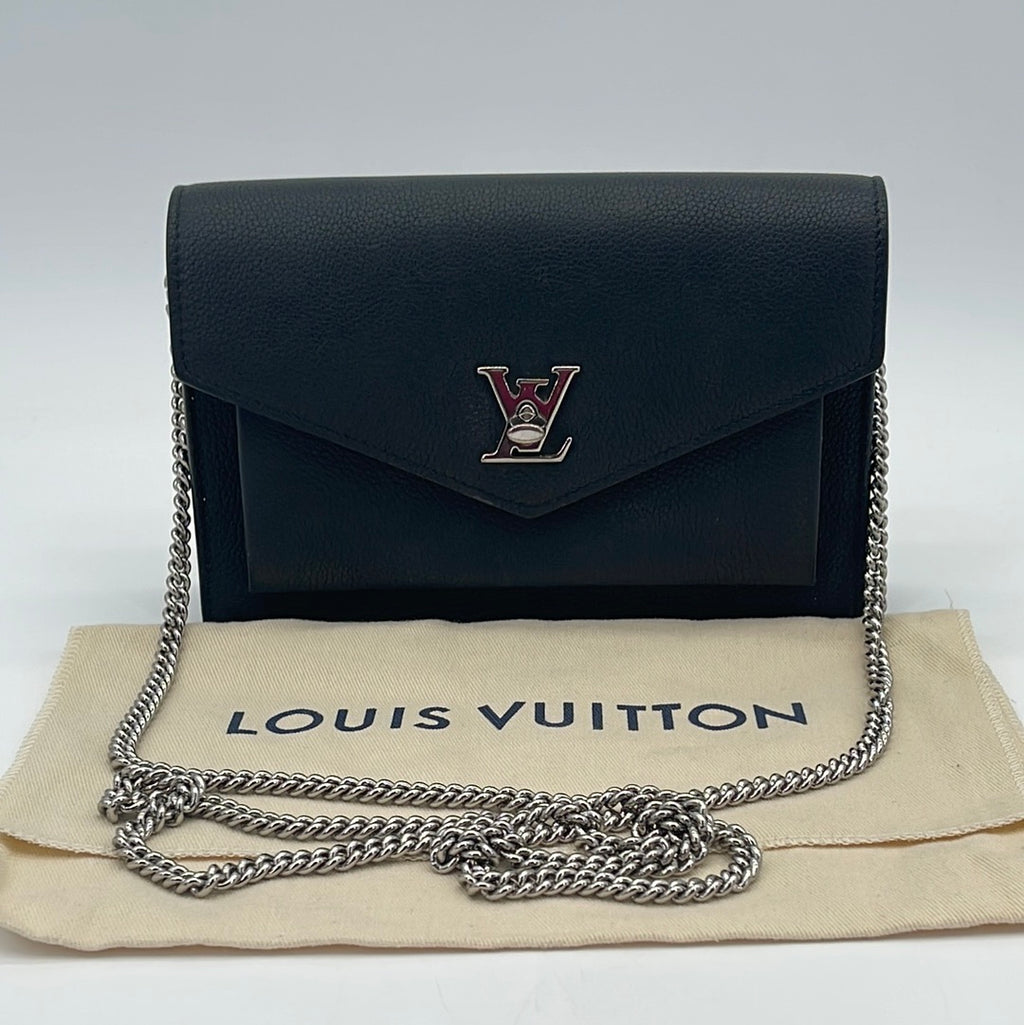 Sold at Auction: Louis Vuitton Pastel Logo Pochette On A Chain