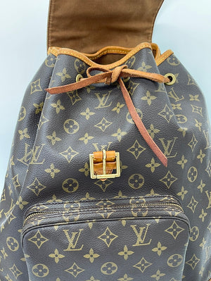 Louis Vuitton Monogram Canvas Montsouris Backpack GM Bag Louis