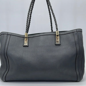 PRELOVED Gucci Grey Leather Bella Tote 3M7XDQC 041624 P
