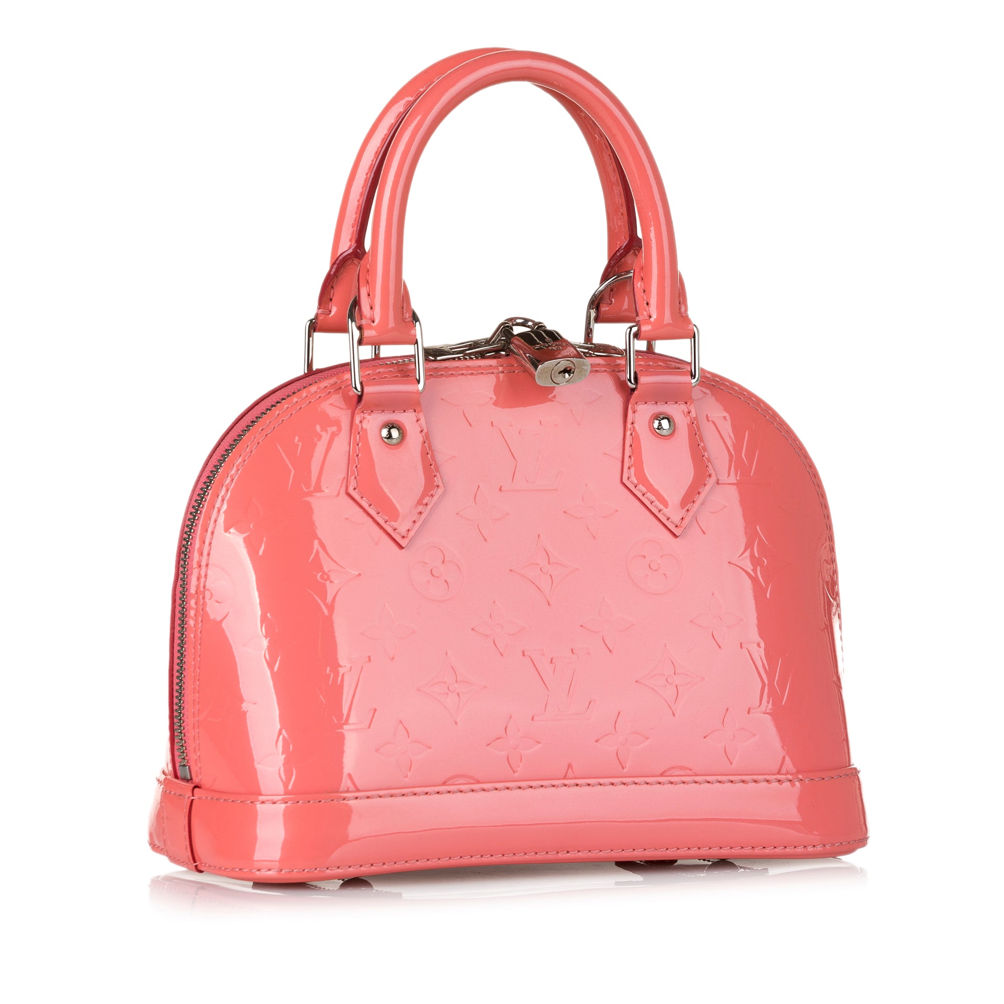 PRELOVED Louis Vuitton Pink Vernis Alma BB Bag SD5105 070723
