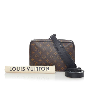 Louis Vuitton Utility Crossbody Small Brown Canvas Monogram