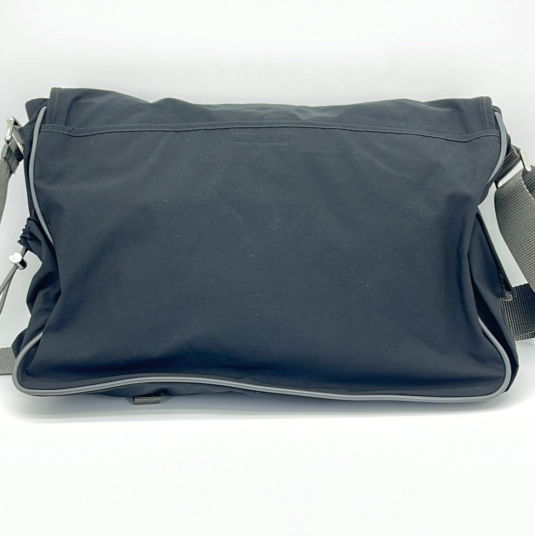 Preloved Prada Sport Black Nylon Messenger Bag ET02567 092123 – KimmieBBags  LLC