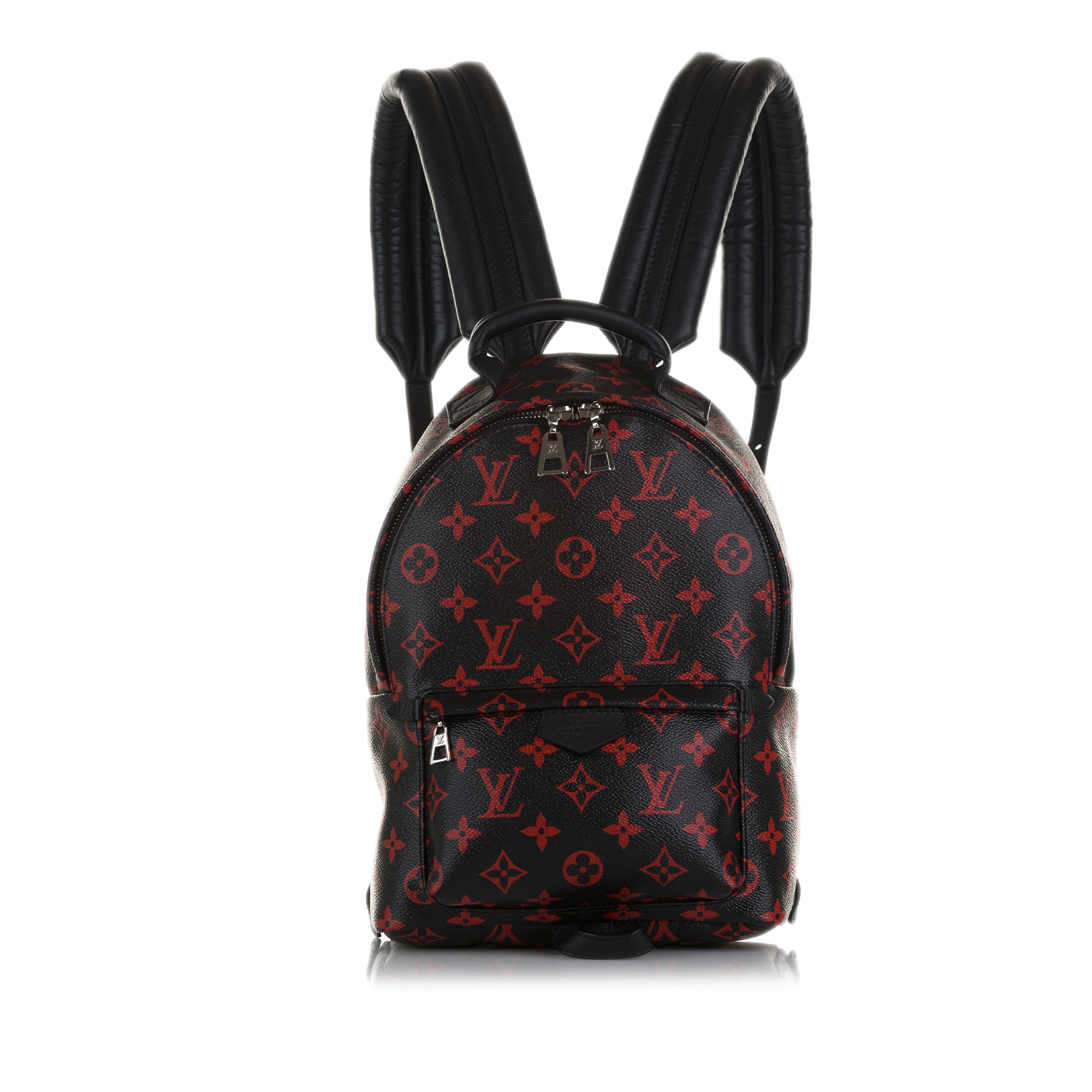 louis vuitton backpack palm springs monogram infrarouge pm black red | Infra Rouge and a top zip closure Louis Vuitton Palm Springs PM