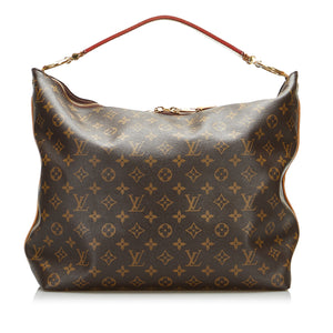 Excellent Authentic Louis Vuitton Monogram Sully PM Tote Purse Hobo Bag  CLEAN! 