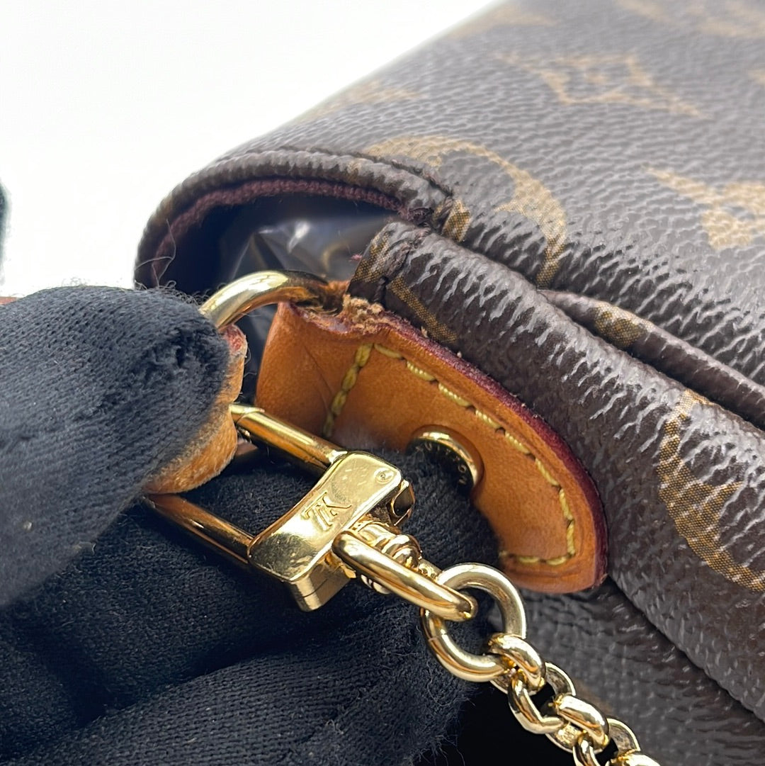 PRELOVED DISCONTINUED Louis Vuitton Favorite MM Monogram Bag SD2185 082323  $200 OFF