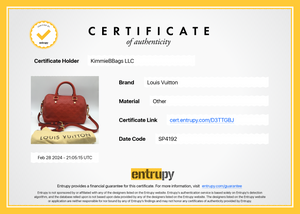 PRELOVED Louis Vuitton Speedy 25 Red Empriente Leather Bandolier Bag D3TTGBJ 031524 P