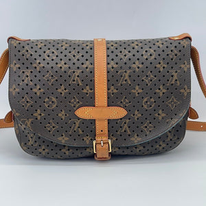 Louis Vuitton Sofia Coppola Flore Saumur Black Bag ○ Labellov