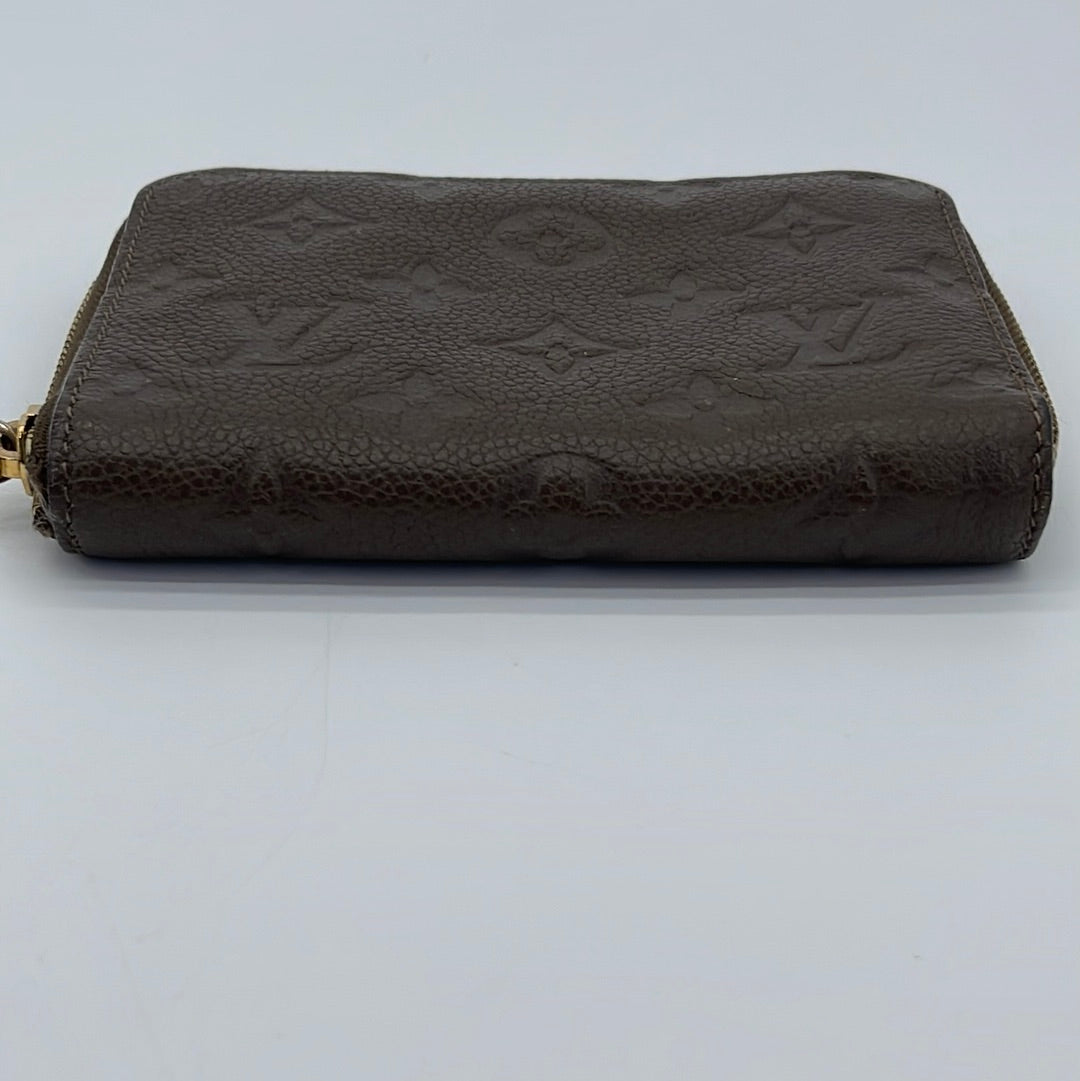 Preloved Louis Vuitton Brown Monogram Empriente Secret Compact Zip Wallet TS0152 020524