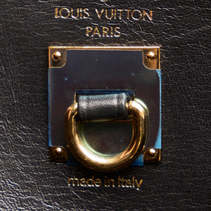 Preloved Louis Vuitton Black City Steamer MM Tote Bag FO4115 013024