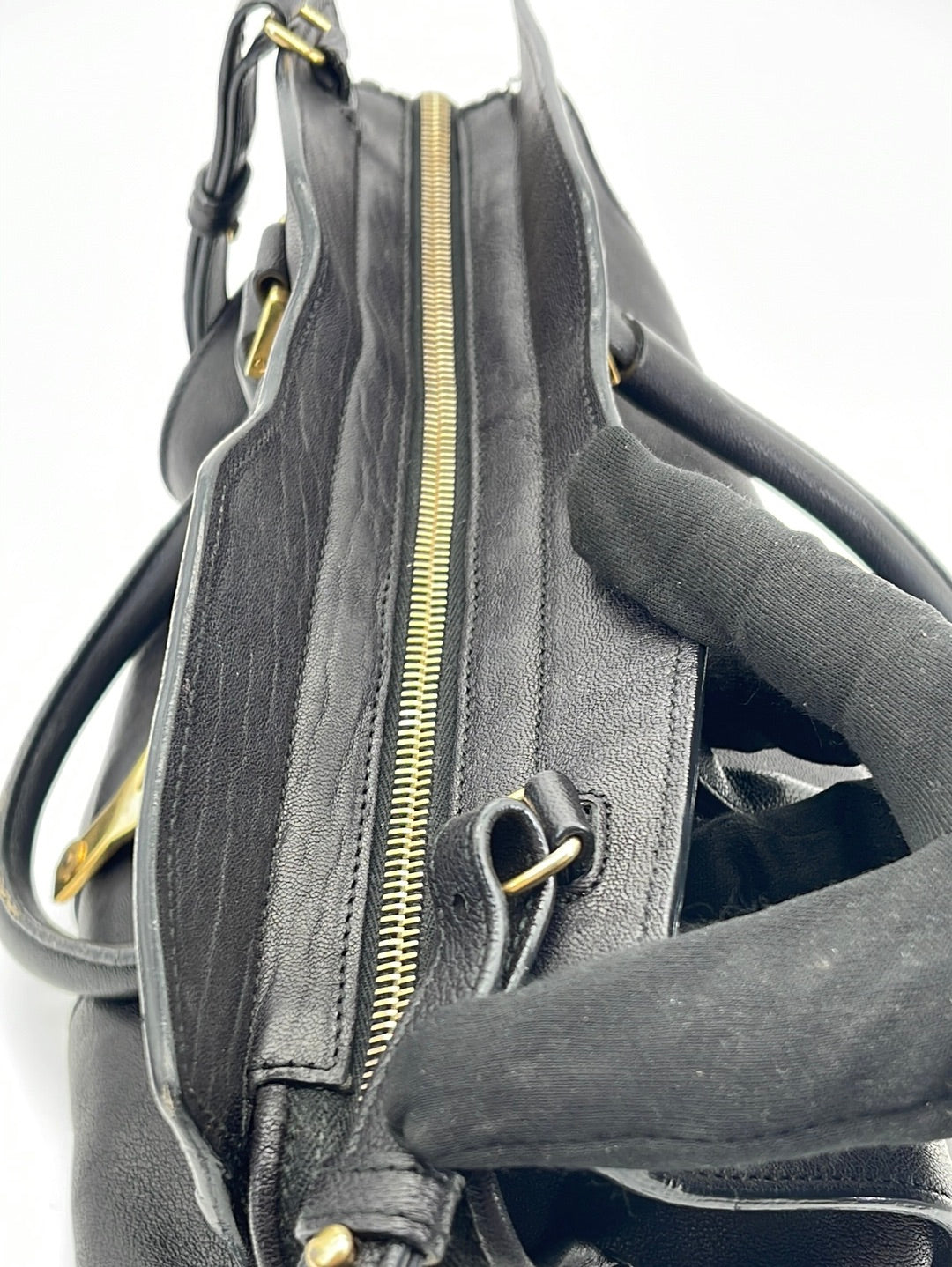 Shop Saint Laurent CABAS Saint Laurent 2WAY Plain Leather Elegant Style  Handbag (568853, 472466 DV70O) by blueblue77